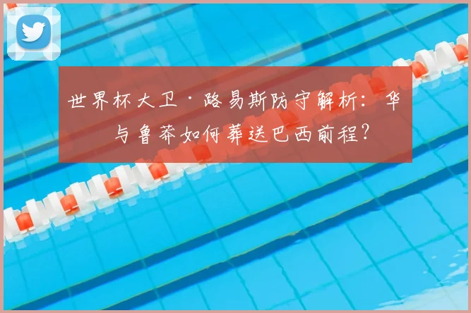 世界杯大卫·路易斯防守解析：华丽与鲁莽如何葬送巴西前程？