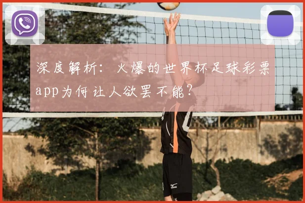 深度解析:火爆的世界杯足球彩票app为何让人欲罢不能?